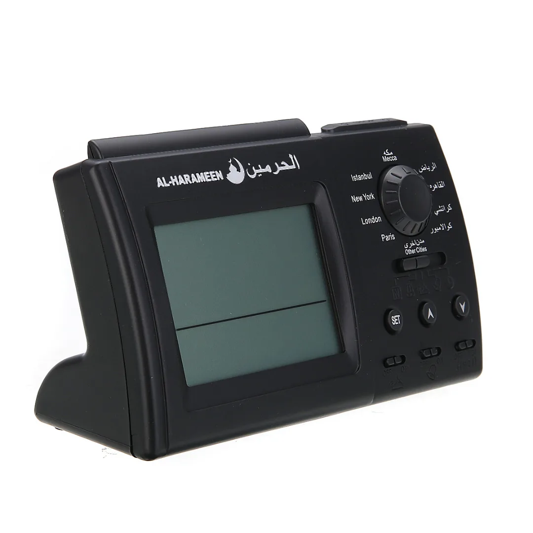 New Azan Muslim Prayer Alarm Clock Automatic Islamic Prayer Timer Reminder Clock Digital Table Clock With Temperature Display
New Azan Muslim Prayer Alarm Clock Automatic Islamic Prayer Timer Reminder Clock Digital Table Clock With Temperature Display