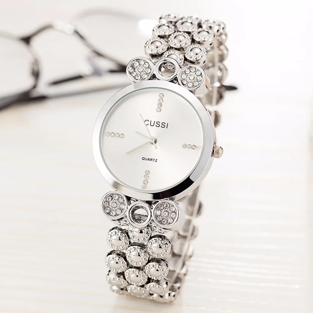 CUSSI 2018 Silver Luxury Diamond Womens Watches Ladies Bracelet Watches Rhinestones Dress Quartz Wristwatch reloj mujer Clock
CUSSI 2018 Silver Luxury Diamond Womens Watches Ladies Bracelet Watches Rhinestones Dress Quartz Wristwatch reloj mujer Clock