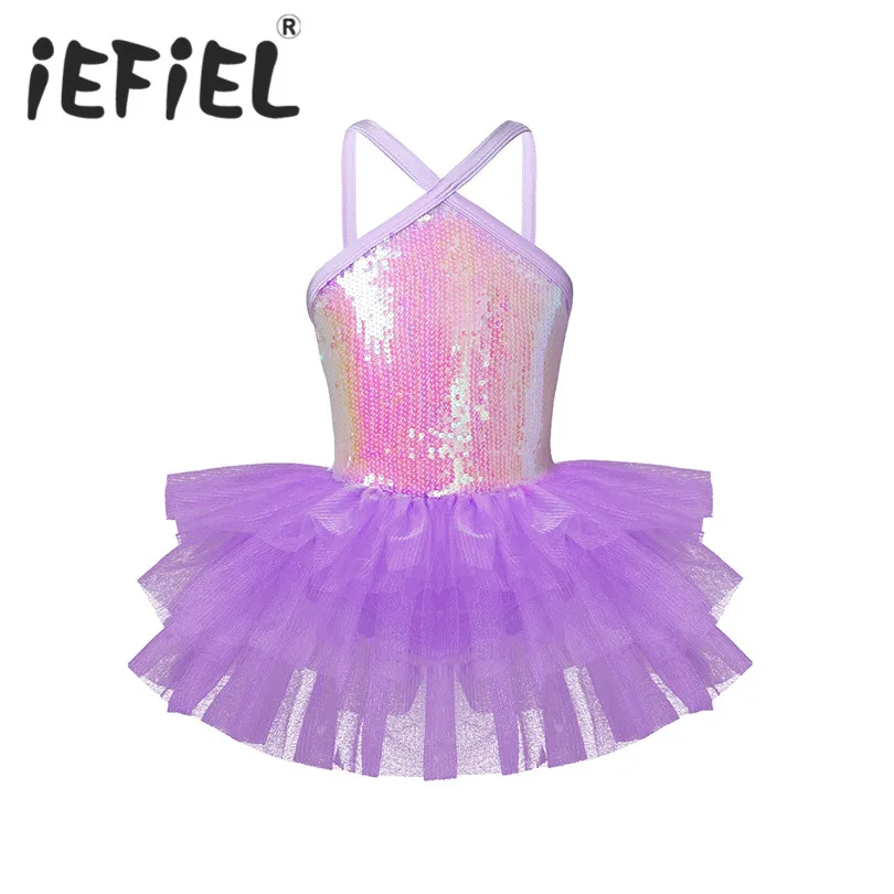 IEFiEL/Детский костюм для балета для девочек, с блестками, без рукавов, с лямкой на шее, гимнастическое трико, платье-пачка из тюля
IEFiEL/Детский костюм для балета для девочек, с блестками, без рукавов, с лямкой на шее, гимнастическое трико, платье-пачка из тюля