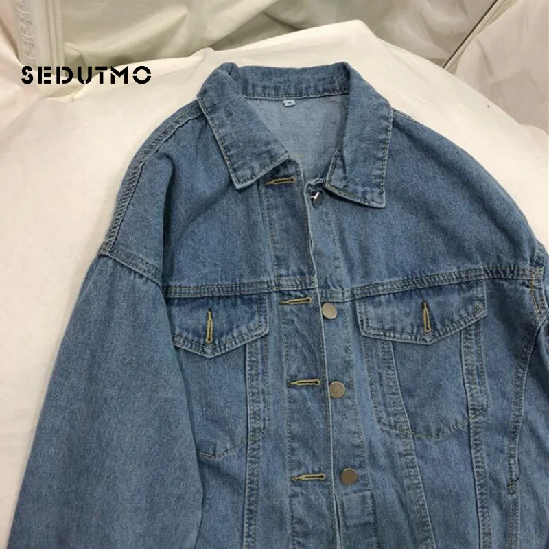 SEDUTMO Spring Denim Jacket Women Streetwear Boyfriend Jean Coat Oversize Harajuku Vintage Jackets Autumn Outerwear ED599
SEDUTMO Spring Denim Jacket Women Streetwear Boyfriend Jean Coat Oversize Harajuku Vintage Jackets Autumn Outerwear ED599
