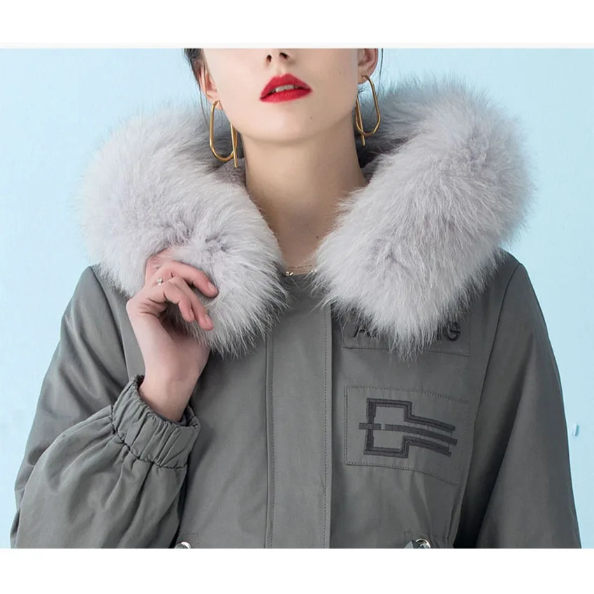 New 2019 autumn detachable natural rex rabbit fur liner warm winter fur coat women large real fox fur collar hooded outerwear
New 2019 autumn detachable natural rex rabbit fur liner warm winter fur coat women large real fox fur collar hooded outerwear
