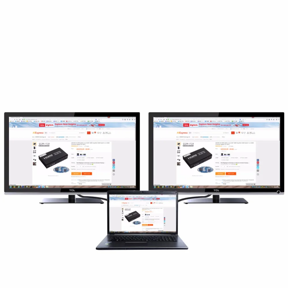 Ssriver 4 К HDMI Splitter 1x2 2160 P 1080 усилитель Switch1 в 2 конвертер адаптер для HDTV DVD PS3/PS4 |