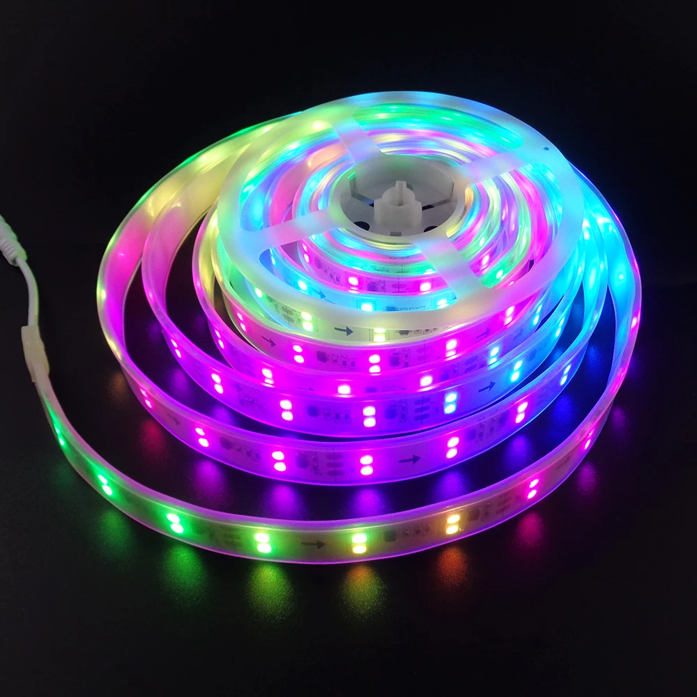 Светодиодная лента ws2811ic dream color double raw no need control SMD 5050 chip DC12V IP67 внутренняя и наружная гибкая лента 60 светодиодов/м KO
Светодиодная лента ws2811ic dream color double raw no need control SMD 5050 chip DC12V IP67 внутренняя и наружная гибкая лента 60 светодиодов/м KO