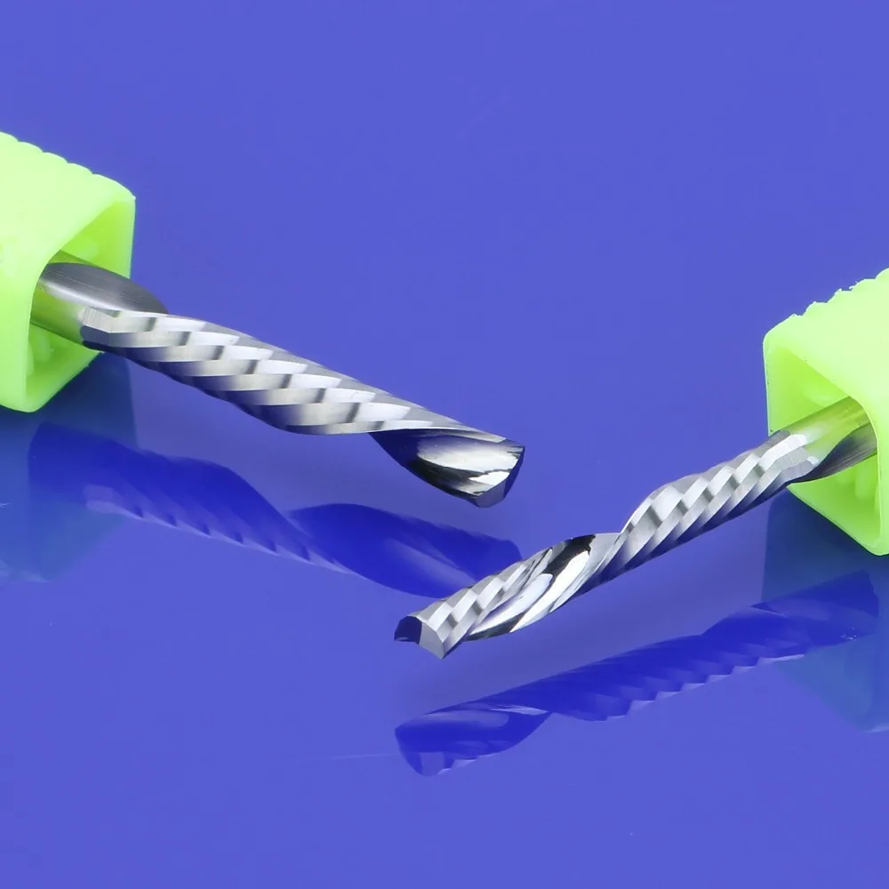 5pc 3AClass 5mmx32mm single flute down-cut spiral endmill left hand cutting bit plastic pvc acrylic MDF woodworking bit
5pc 3AClass 5mmx32mm single flute down-cut spiral endmill left hand cutting bit plastic pvc acrylic MDF woodworking bit