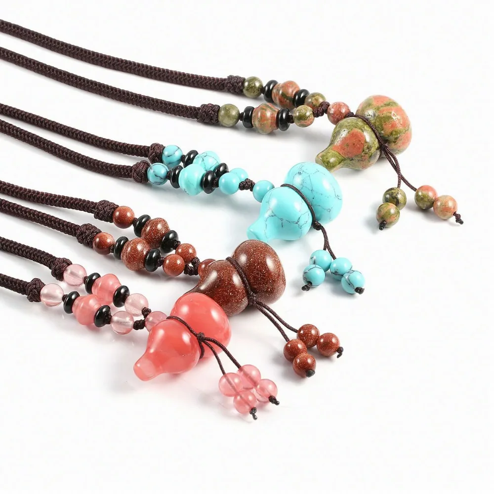New Design Pendant Necklaces Bohemian Jewelry Natural Stone Agates Matching Stone Pendant Necklaces for Women
New Design Pendant Necklaces Bohemian Jewelry Natural Stone Agates Matching Stone Pendant Necklaces for Women