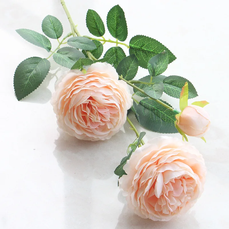 European Artificial Peony Fake Silk Flowers Bridal Bouquet Christmas Wedding Party Home Background Wall Decorative 3 Heads
European Artificial Peony Fake Silk Flowers Bridal Bouquet Christmas Wedding Party Home Background Wall Decorative 3 Heads