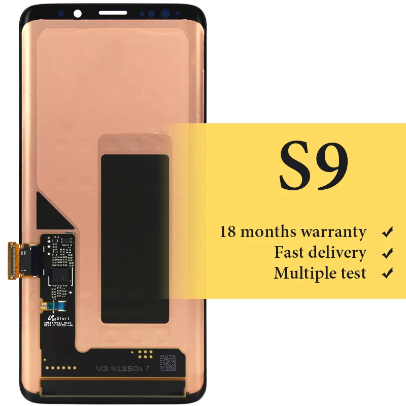 Без битых пикселей для S9, ЖК-дисплей 100%, тест для Φ G960 G960F, ЖК-дисплей OEM, качественный ЖК-экран, сборная Замена
Без битых пикселей для S9, ЖК-дисплей 100%, тест для Φ G960 G960F, ЖК-дисплей OEM, качественный ЖК-экран, сборная Замена