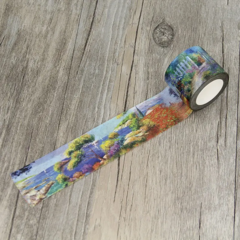 Beautiful Countryside Scenery Oil Painting Illustration Washi Tape Nice Gift Masking Tapes Book Decorative Stickers
Beautiful Countryside Scenery Oil Painting Illustration Washi Tape Nice Gift Masking Tapes Book Decorative Stickers