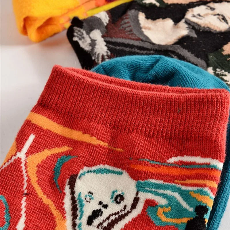 CRAZY FLY Autumn Winter Men Women Socks New Art Van Gogh Mural World Famous Oil Painting Series Socks Unisex Funny Socks New
CRAZY FLY Autumn Winter Men Women Socks New Art Van Gogh Mural World Famous Oil Painting Series Socks Unisex Funny Socks New