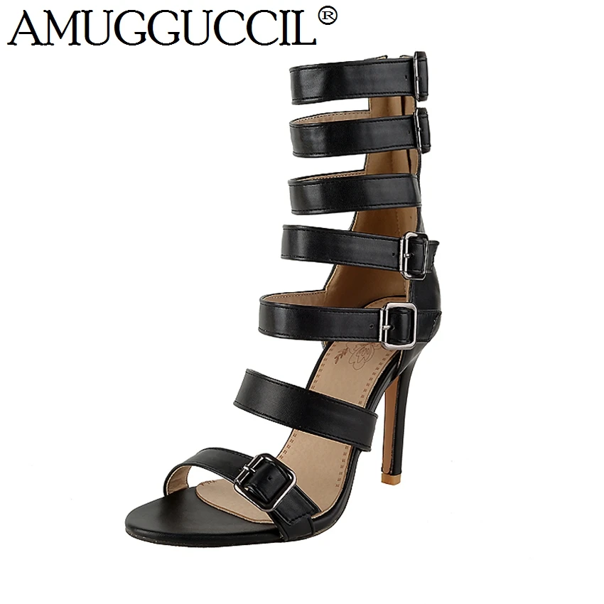 Plus Big Size 32-46 Black Red Pink Zip Bcukle Fashion Sexy High Heel Summer Female Lady Women Sandals L928
Plus Big Size 32-46 Black Red Pink Zip Bcukle Fashion Sexy High Heel Summer Female Lady Women Sandals L928