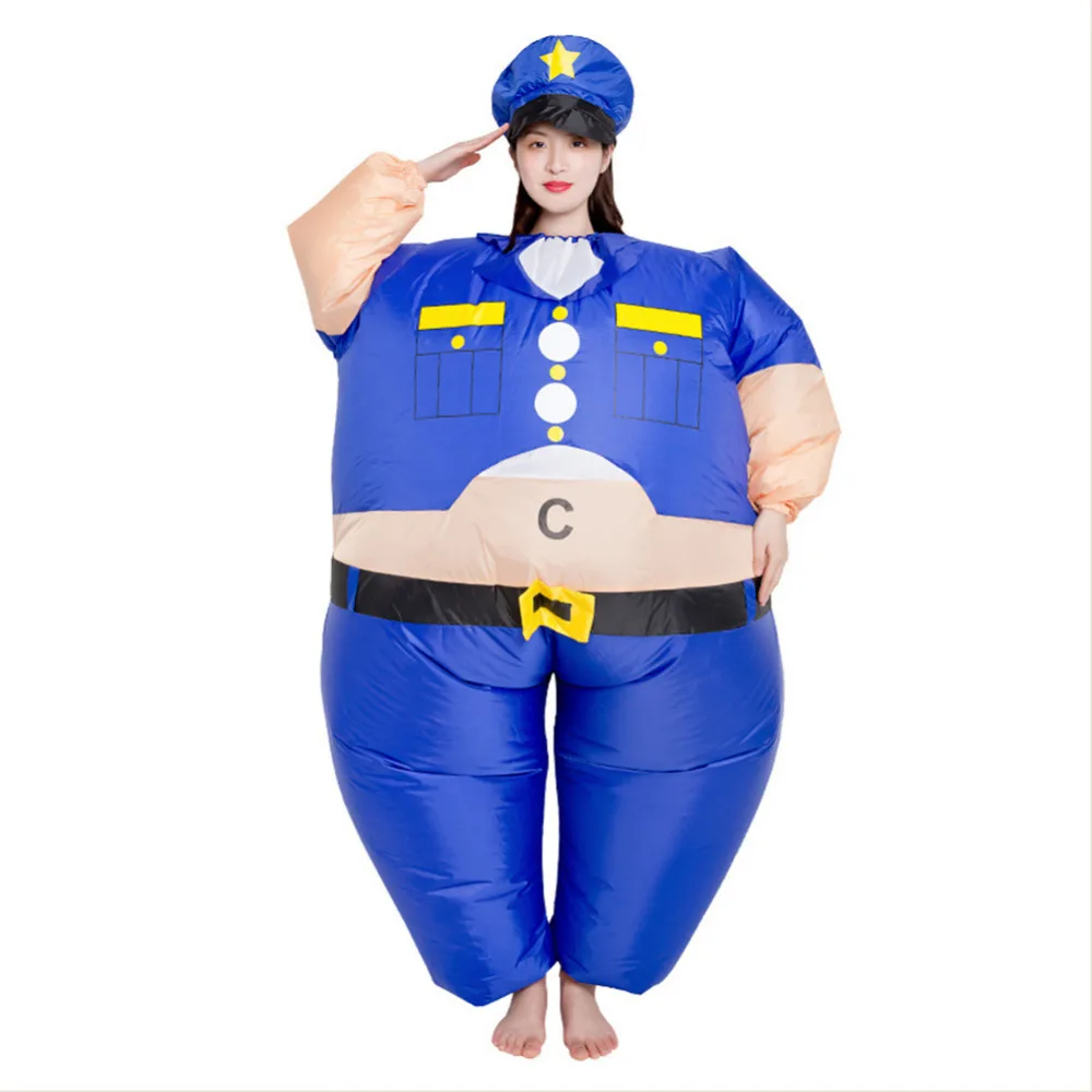 Fat Policeman Inflatable Costume Hat Navy Uniform for Adult Men Women Halloween Purim Fancy Dress Party Funny Inflatable Costume
Fat Policeman Inflatable Costume Hat Navy Uniform for Adult Men Women Halloween Purim Fancy Dress Party Funny Inflatable Costume