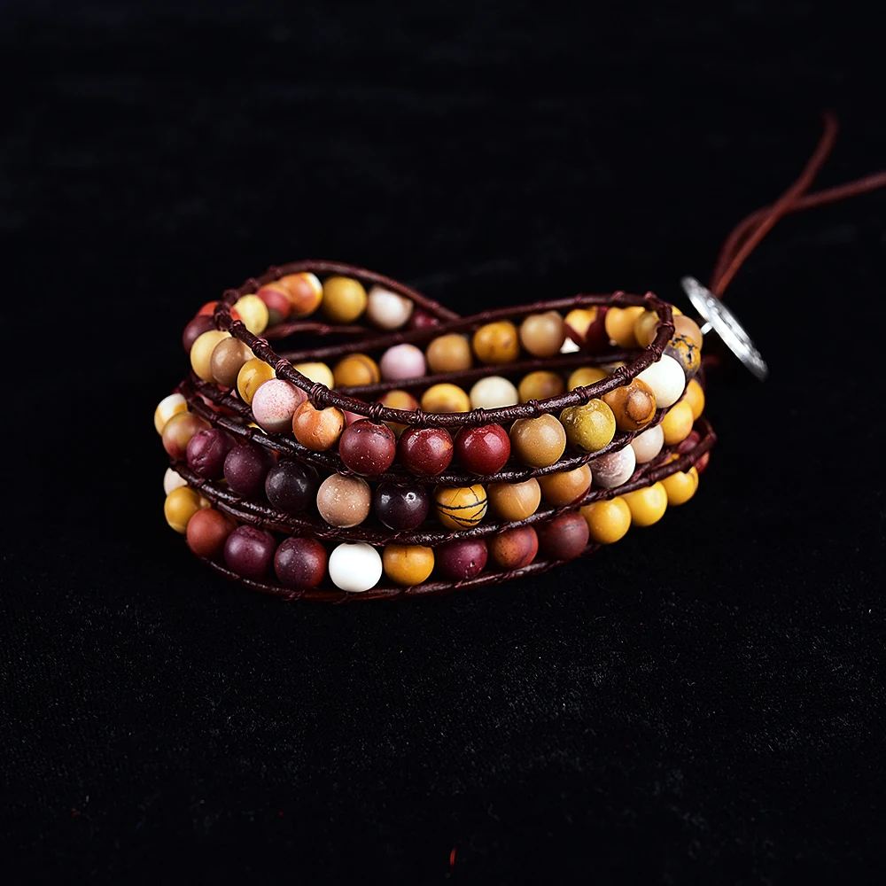 Asingeloo Egg Yellow Natural Stone Beads Boho Leather 3 Wrap Strand Bracelets Jewelry for Women Holiday Bracelet Gift
Asingeloo Egg Yellow Natural Stone Beads Boho Leather 3 Wrap Strand Bracelets Jewelry for Women Holiday Bracelet Gift