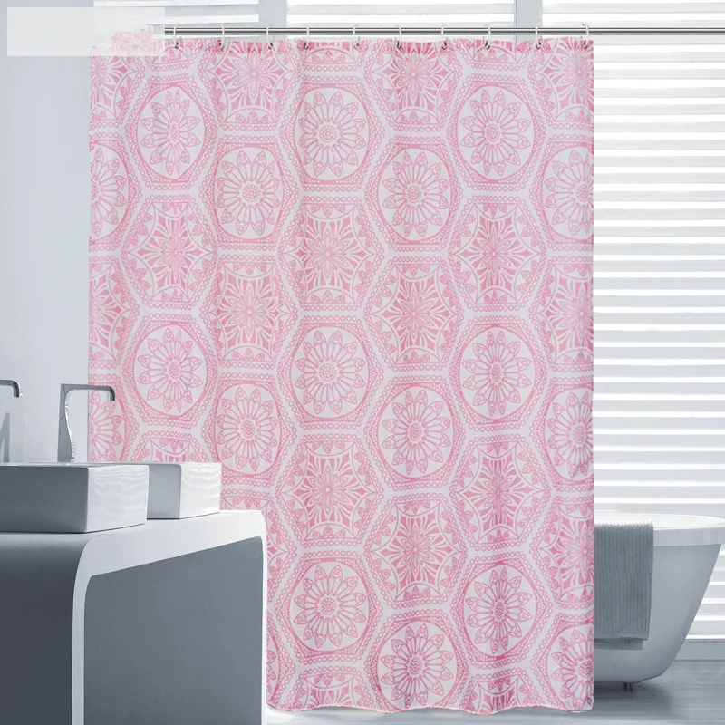 New Creative European Digital Shower Curtain Polyester Brass Buckle Heavier Lead Line Waterproof Bathroom Creativity Curtain
New Creative European Digital Shower Curtain Polyester Brass Buckle Heavier Lead Line Waterproof Bathroom Creativity Curtain