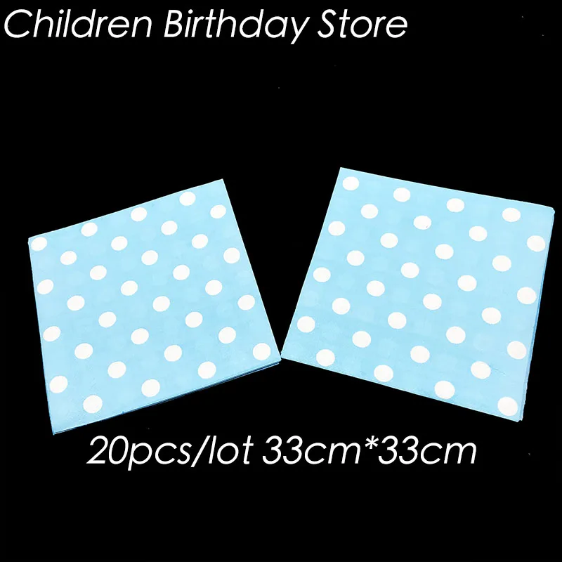 20pcs/pack blue dots theme disposable napkins polka dots theme birthday party decorations blue dots towels paper napkins
20pcs/pack blue dots theme disposable napkins polka dots theme birthday party decorations blue dots towels paper napkins