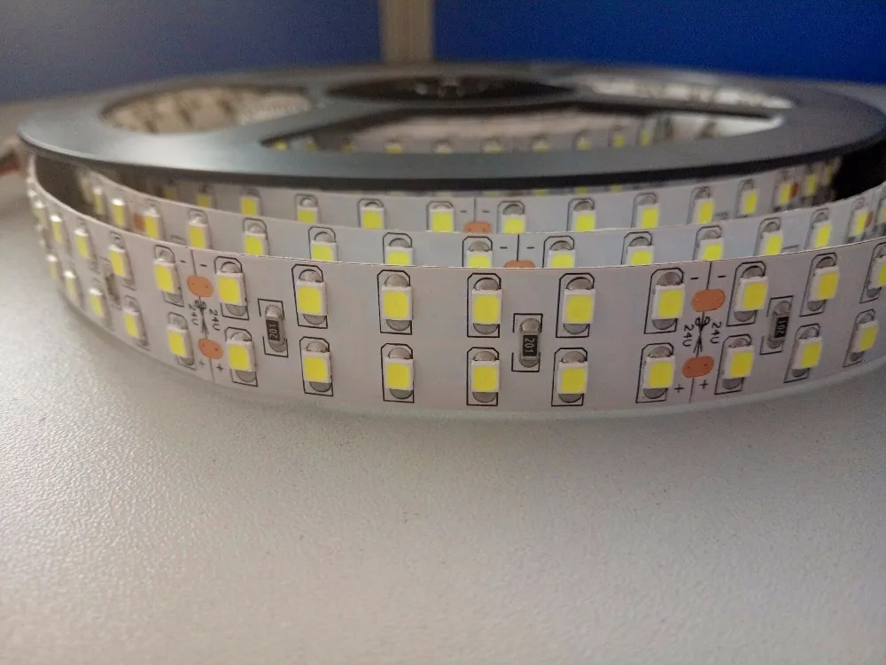 Гибкая светодиодная лента 2835 SMD, 240 светодиодов/м, 24 В постоянного тока, 5 м в длину, 240 Вт, белая печатная плата, не водонепроницаемая, IP33
Гибкая светодиодная лента 2835 SMD, 240 светодиодов/м, 24 В постоянного тока, 5 м в длину, 240 Вт, белая печатная плата, не водонепроницаемая, IP33
