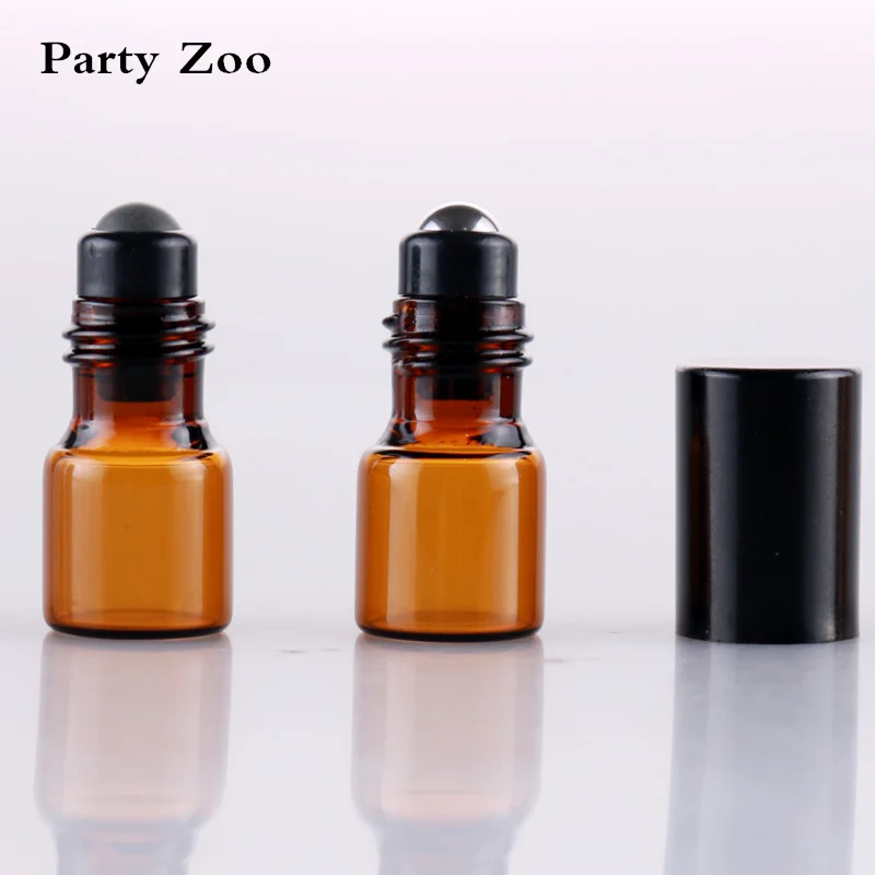 200 X Amber 2ml Glass Roller Bottles For Essential Oils With Stainless Steel Ball & Black/Gold/Silver Caps Wholesale
200 X Amber 2ml Glass Roller Bottles For Essential Oils With Stainless Steel Ball & Black/Gold/Silver Caps Wholesale