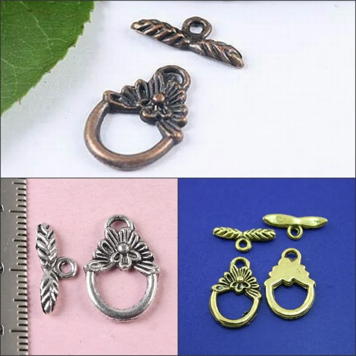 Pick flower floral simple style toggle clasp in 3colors for jewery making 16sets unit
Pick flower floral simple style toggle clasp in 3colors for jewery making 16sets unit