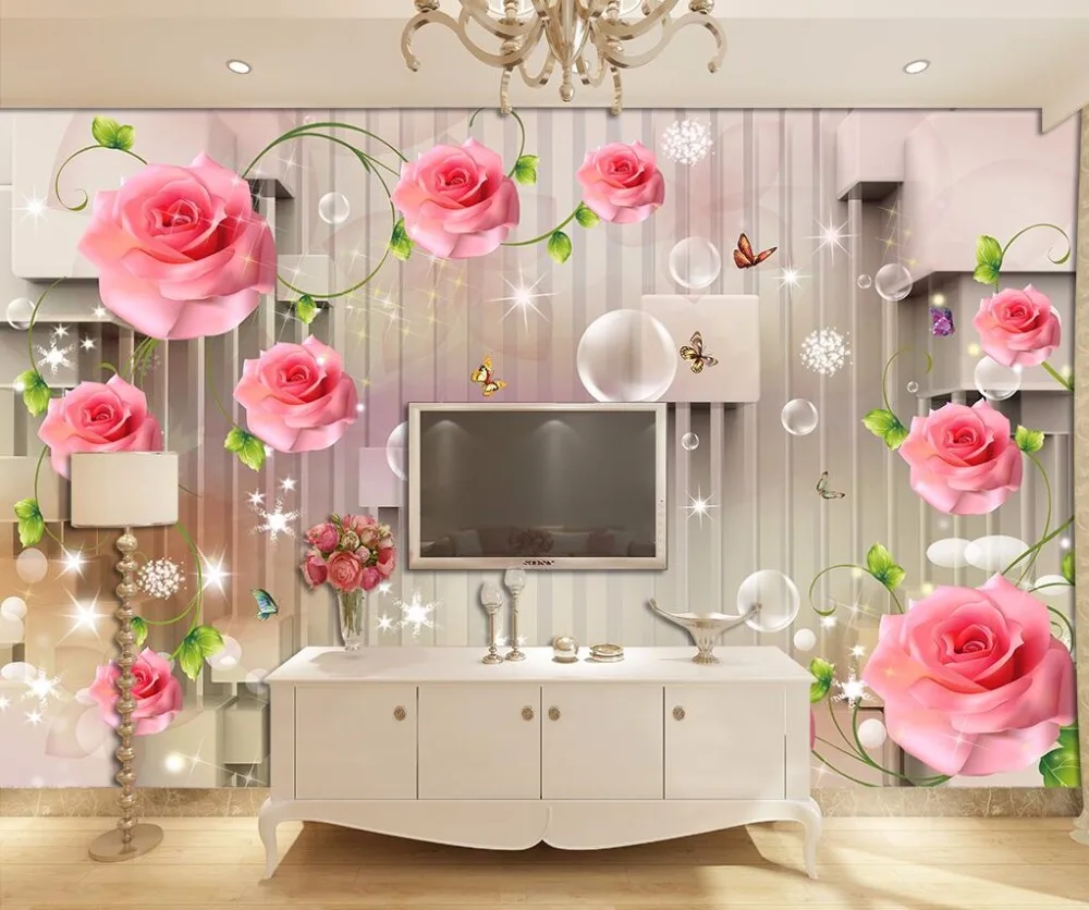 Beibehang Custom Wallpaper Home Furnishings Murals Rose Vine 3D Stereo Stripe TV sofa Background 3d wallpaper papel de parede
Beibehang Custom Wallpaper Home Furnishings Murals Rose Vine 3D Stereo Stripe TV sofa Background 3d wallpaper papel de parede