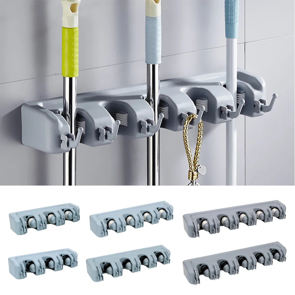 NICEYARD 3 Styles Multi-Functional Magic Plastic Mop Holder Kitchen Storage Wall Mounted Broom Holder Storage Holder
NICEYARD 3 Styles Multi-Functional Magic Plastic Mop Holder Kitchen Storage Wall Mounted Broom Holder Storage Holder