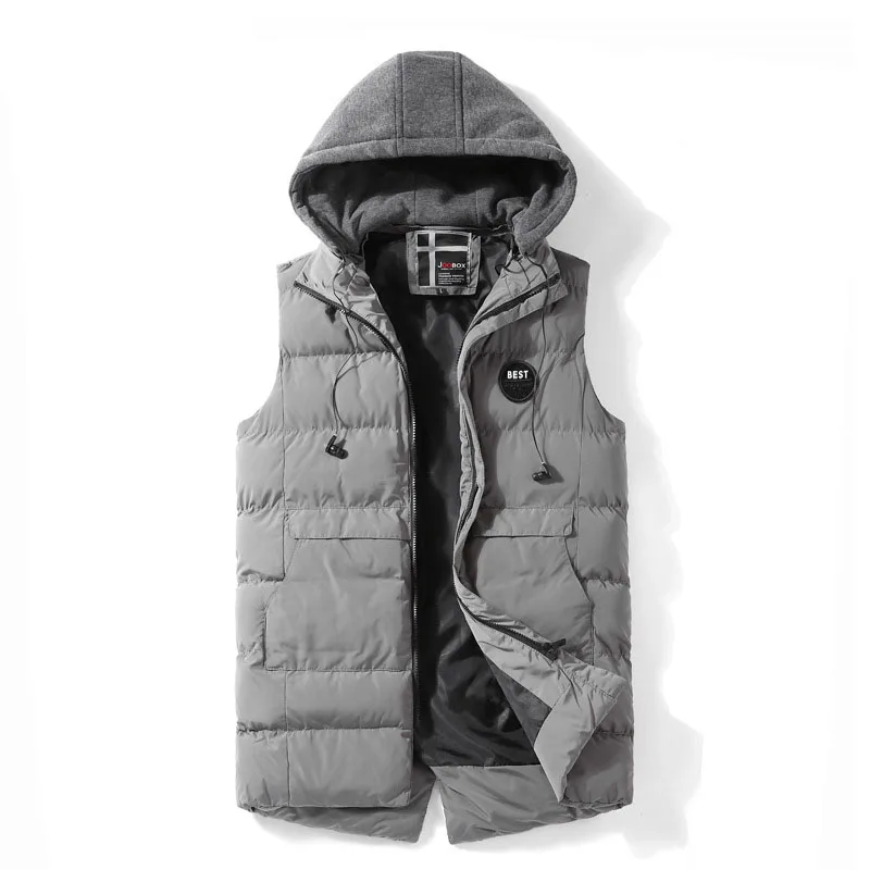 Brand Winter Men's Sleverless Jacket Hooded Male Cotton-padded Coat Casual Vest Men clothing Thicken Waistcoat AF1821
Brand Winter Men's Sleverless Jacket Hooded Male Cotton-padded Coat Casual Vest Men clothing Thicken Waistcoat AF1821
