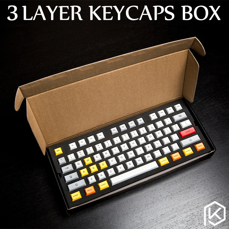 Клавиатура колпачки коробка eva 3 слоя Keycap Box 165 ключи 2 108 для комплект наличии