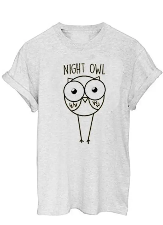 2019new fashion shirt Fun gifts,Night Owl T-shirt Cool Casual Tumblr Vintage Tee, Trendy tshirt,Slogan shirts-F807
2019new fashion shirt Fun gifts,Night Owl T-shirt Cool Casual Tumblr Vintage Tee, Trendy tshirt,Slogan shirts-F807
