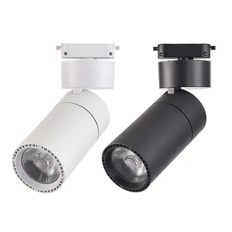 Retail 7W 12W 15W CREE COB LED Track Light Spot Wall Lamp Spotlight Tracking AC110V/240V Noverty light New Arrival | Лампы и освещение