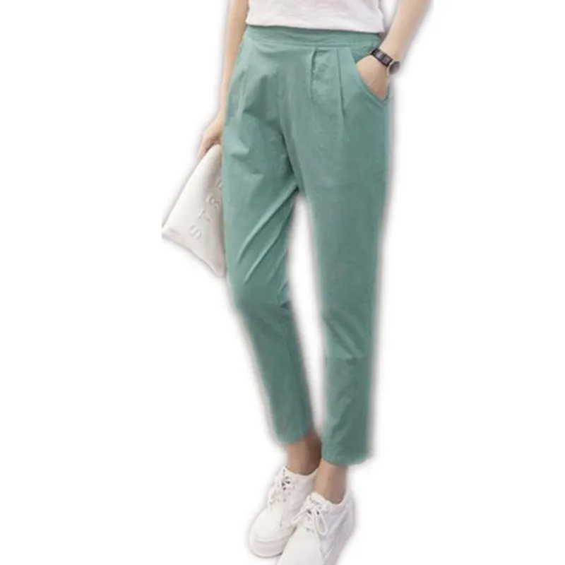 2018New Casual Linen Women Harem Pants Plus Size 3XL Fashion Female Ankle-Length Pants Girls Elastic Waist Loose Pants WomenQ366
2018New Casual Linen Women Harem Pants Plus Size 3XL Fashion Female Ankle-Length Pants Girls Elastic Waist Loose Pants WomenQ366