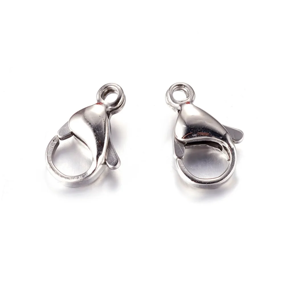 304 Stainless Steel Lobster Claw Clasps for Necklaces and Bracelets Grade A, 8x13mm,100pcs
304 Stainless Steel Lobster Claw Clasps for Necklaces and Bracelets Grade A, 8x13mm,100pcs