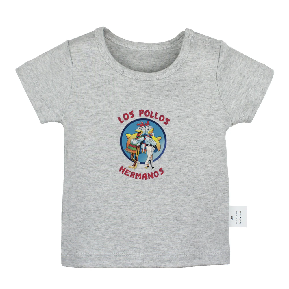 LOS POLLOS HERMANOS Breaking Bad the chicken brothers Newborn Baby T-shirts Toddler Graphic Solid color Short sleeve Tee Tops
LOS POLLOS HERMANOS Breaking Bad the chicken brothers Newborn Baby T-shirts Toddler Graphic Solid color Short sleeve Tee Tops