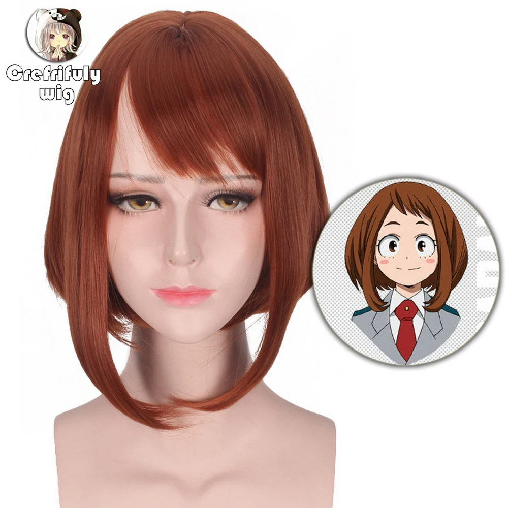 My Hero Академии OCHACO URARAKA цвет красного вина короткий парик для косплея Boku без hero Академия Хеллоуин костюм вечерние парики для женщин
My Hero Академии OCHACO URARAKA цвет красного вина короткий парик для косплея Boku без hero Академия Хеллоуин костюм вечерние парики для женщин