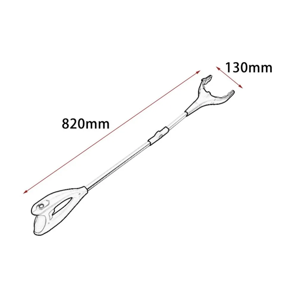 Metal Garbage Clip pickup device sanitation tools rubbish foldable Clamp Suction Cup Claw Hand Plier With LED light | Инструменты