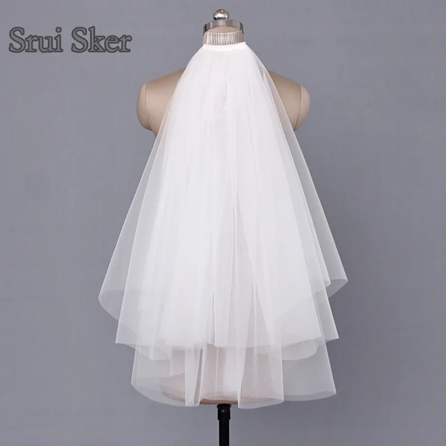 Elegant short bridal wedding veils two layer with combe white wedding party tulle veil Bridal Vwil Cut Edge in Stock
Elegant short bridal wedding veils two layer with combe white wedding party tulle veil Bridal Vwil Cut Edge in Stock