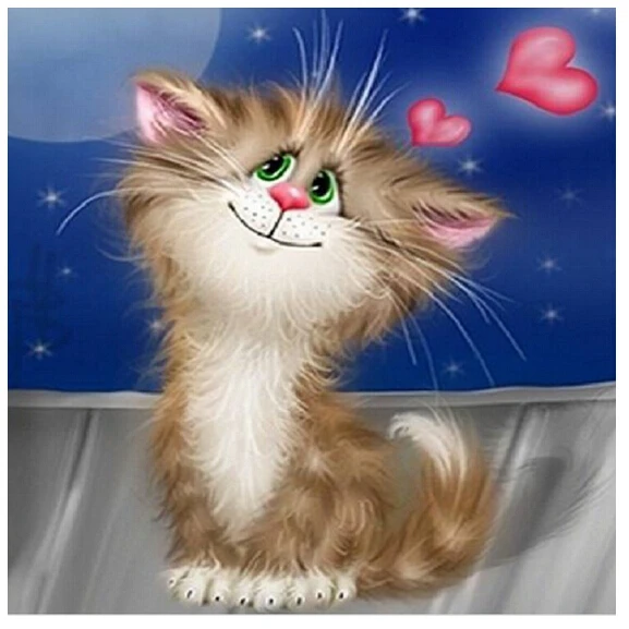 Cartoon Cat Diy Diamond Painting Decorative Mosaic Painting Handwork Resinstone Square Full Diamond Embroidery Cross Stitch 2016
Cartoon Cat Diy Diamond Painting Decorative Mosaic Painting Handwork Resinstone Square Full Diamond Embroidery Cross Stitch 2016