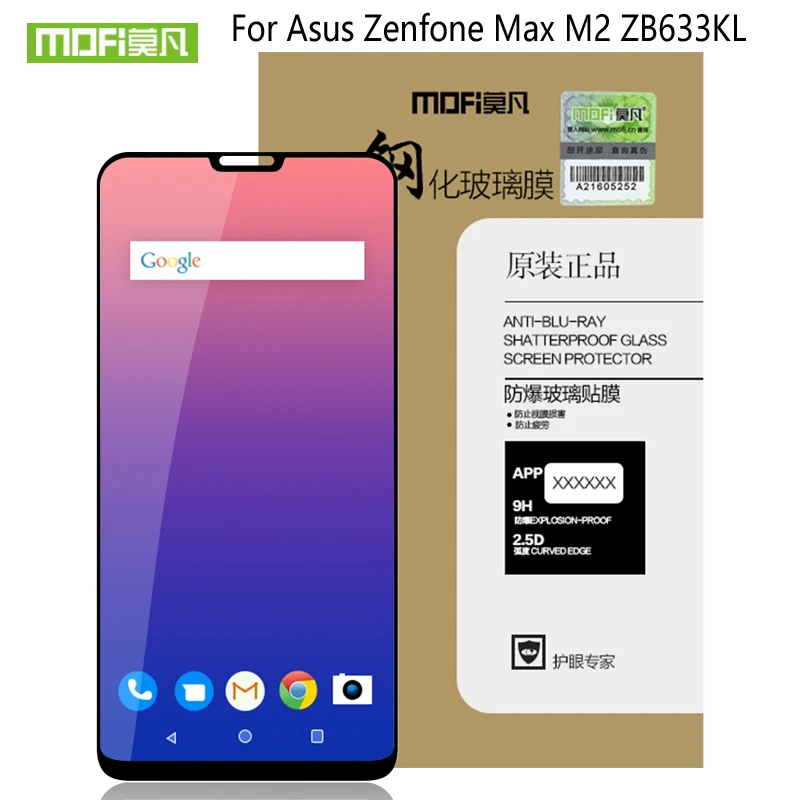 Mofi Tempered Glass Screen Protector Film For Asus ZenFone Max M2 ZB633KL Toughened color Protective Guard Protector glass
Mofi Tempered Glass Screen Protector Film For Asus ZenFone Max M2 ZB633KL Toughened color Protective Guard Protector glass