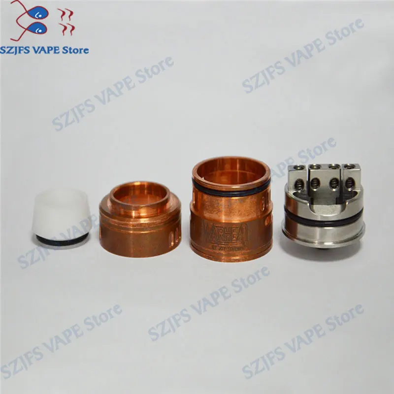 2019 warhead RDA 30mm diamater red copper/brass/stainless steel Adjustable Airflow Tank For Electronic Cigarette Hookah Box Mod
2019 warhead RDA 30mm diamater red copper/brass/stainless steel Adjustable Airflow Tank For Electronic Cigarette Hookah Box Mod