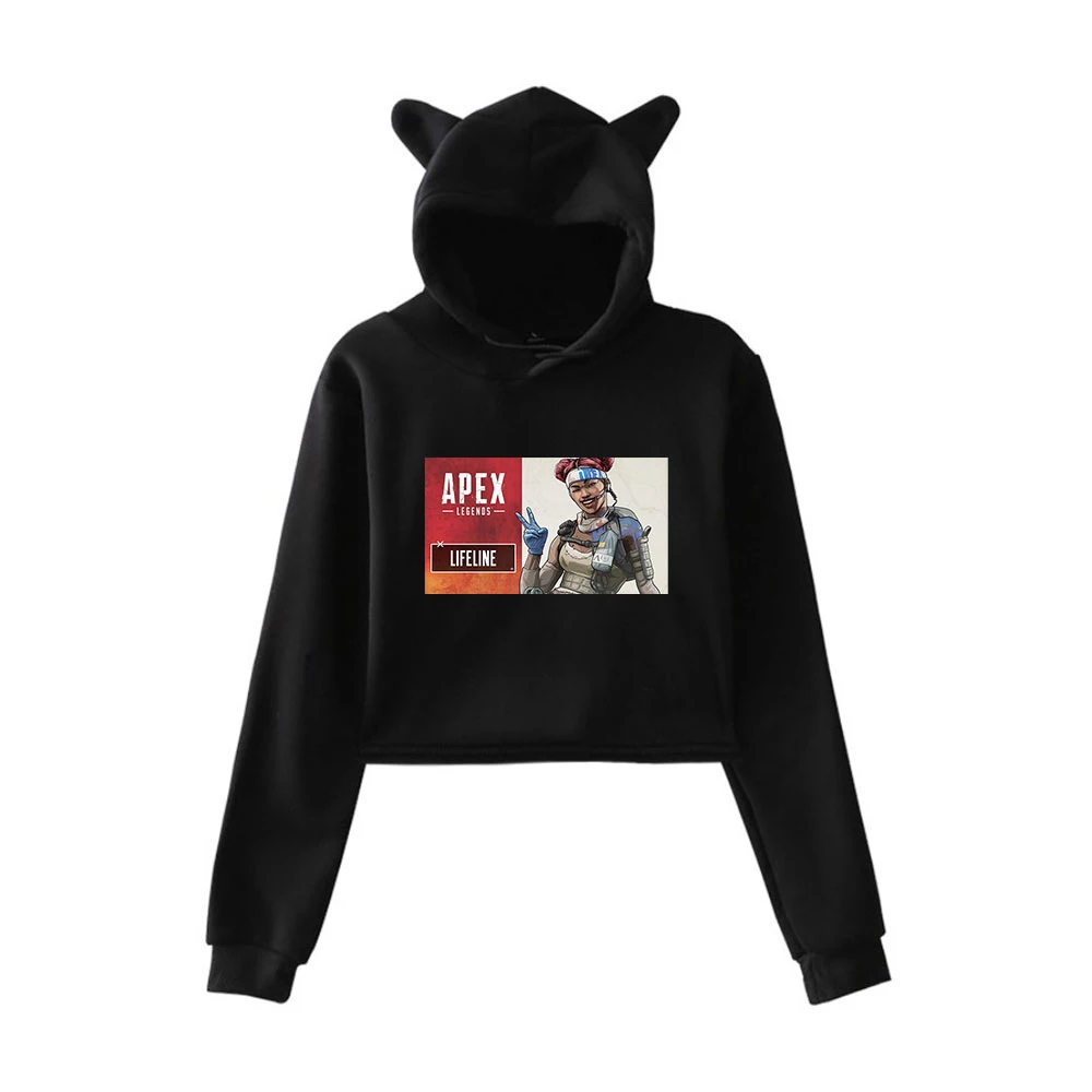 Apex Legends Printed Cat Ear Hoodies Sweatshirt 2019 New Cool Game Outwear Pullovers Harajuku Women Sweatshirt
Apex Legends Printed Cat Ear Hoodies Sweatshirt 2019 New Cool Game Outwear Pullovers Harajuku Women Sweatshirt