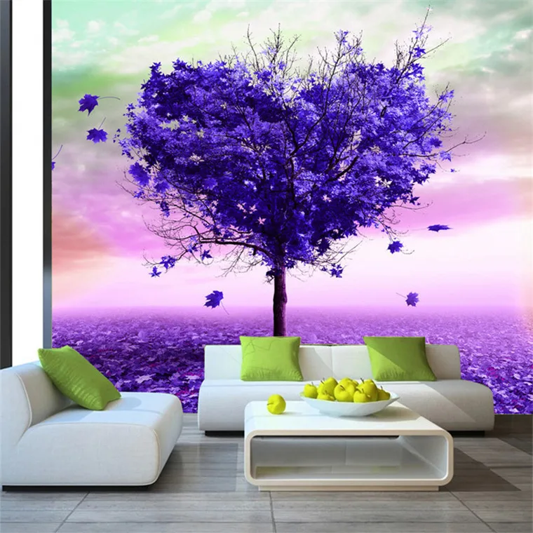 3D Wallpaper Modern Abstract Art Purple Tree Photo Mural Living Room Bedroom Interior Decor Nature Wallpaper Papel De Parede 3D
3D Wallpaper Modern Abstract Art Purple Tree Photo Mural Living Room Bedroom Interior Decor Nature Wallpaper Papel De Parede 3D