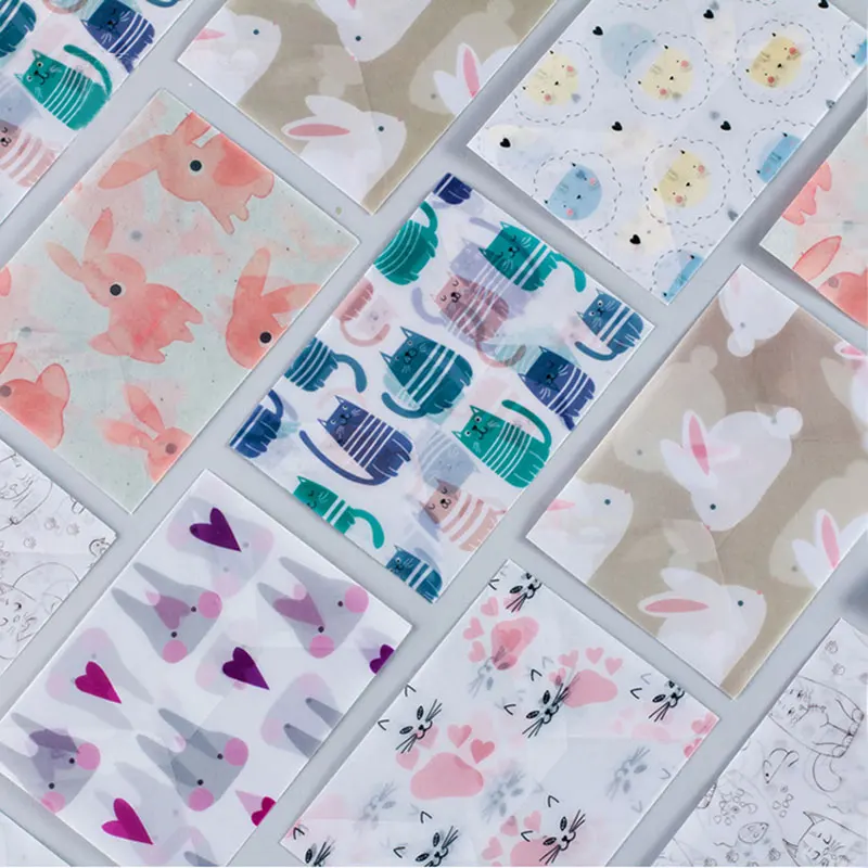 3 pcs/set Cute cat Sulfuric acid paper Envelope stationery Office&School Supplies envelope for Wedding Letter Invitation | Канцтовары