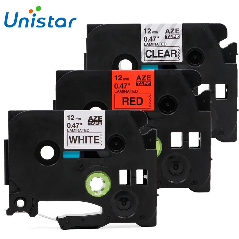 Unistar 3pcs 12mm Compatible for Brother Label Tape TZe-131 TZe-231 TZe-431 Combo Set Black on Clear/White/Red Labels TZe131
Unistar 3pcs 12mm Compatible for Brother Label Tape TZe-131 TZe-231 TZe-431 Combo Set Black on Clear/White/Red Labels TZe131