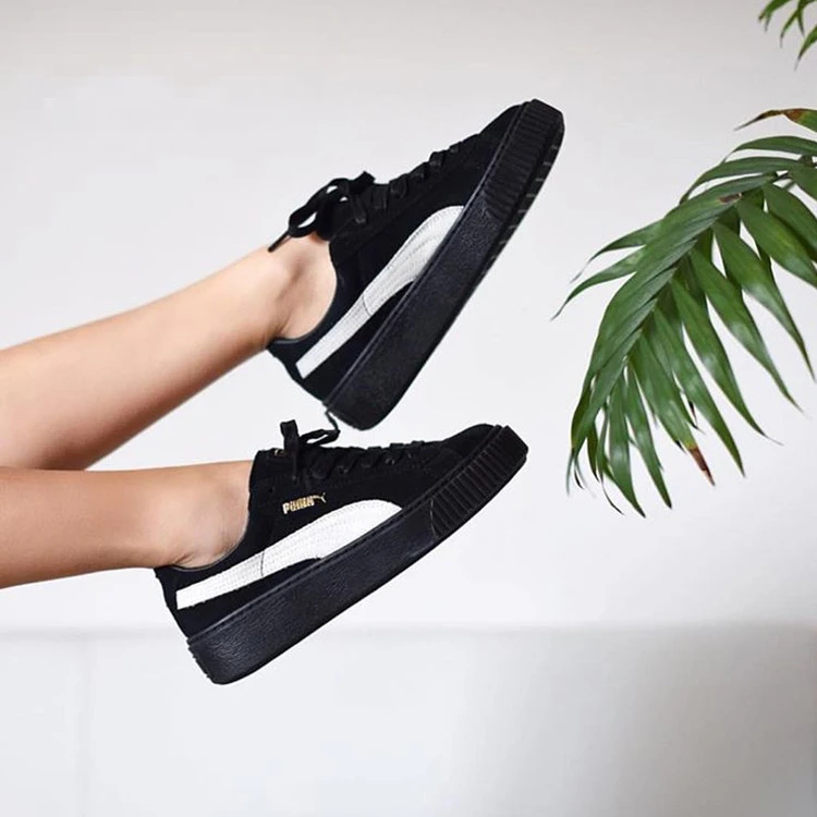 Новое поступление PUMA Fenty by Rihanna с тиснением Creeper замшевые кроссовки Для женщин