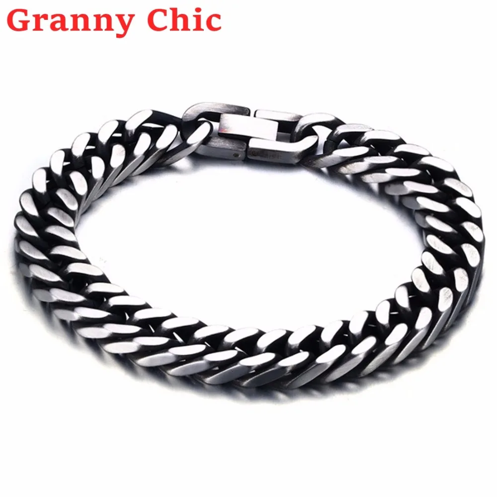 Браслет Granny Chic 8 дюймов из нержавеющей стали 316L мужской, модный браслет-цепочка из кубинской цепи с огранкой, тонизированное Ювелирное Украш...
Браслет Granny Chic 8 дюймов из нержавеющей стали 316L мужской, модный браслет-цепочка из кубинской цепи с огранкой, тонизированное Ювелирное Украш...