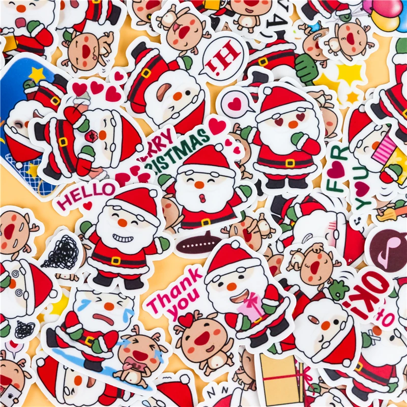 40pcs Creative kawaii Santa Claus Father Christmas scrapbooking stickers /decorative sticker /DIY craft photo albums/Children
40pcs Creative kawaii Santa Claus Father Christmas scrapbooking stickers /decorative sticker /DIY craft photo albums/Children
