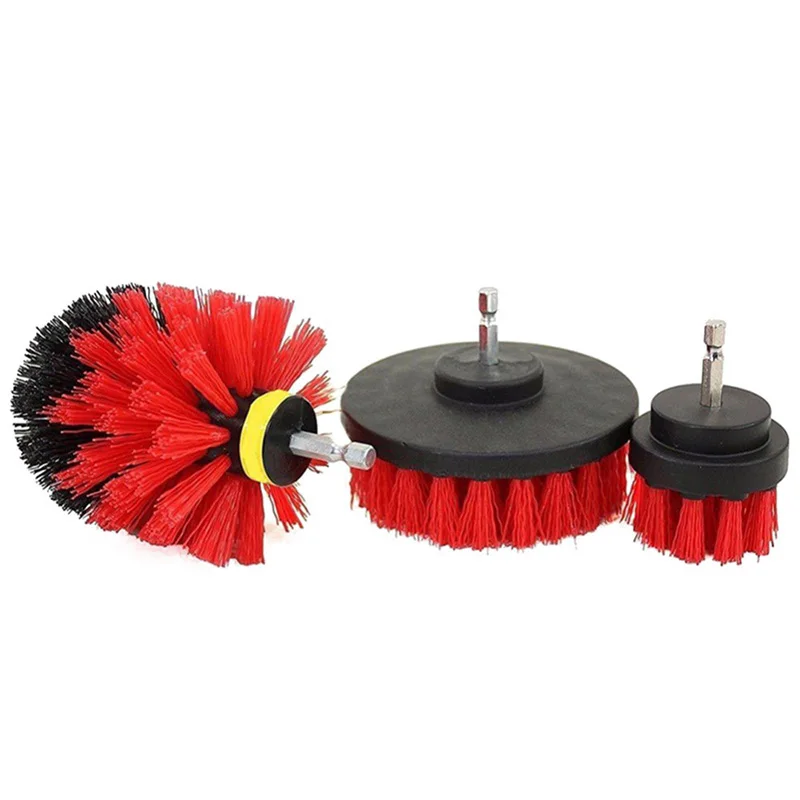 3pcs Power Scrubber Brush Set Bathroom Drill Scrubber Brush for Cleaning Cordless Drill Attachment Kit Power Scrub Brush Red
3pcs Power Scrubber Brush Set Bathroom Drill Scrubber Brush for Cleaning Cordless Drill Attachment Kit Power Scrub Brush Red