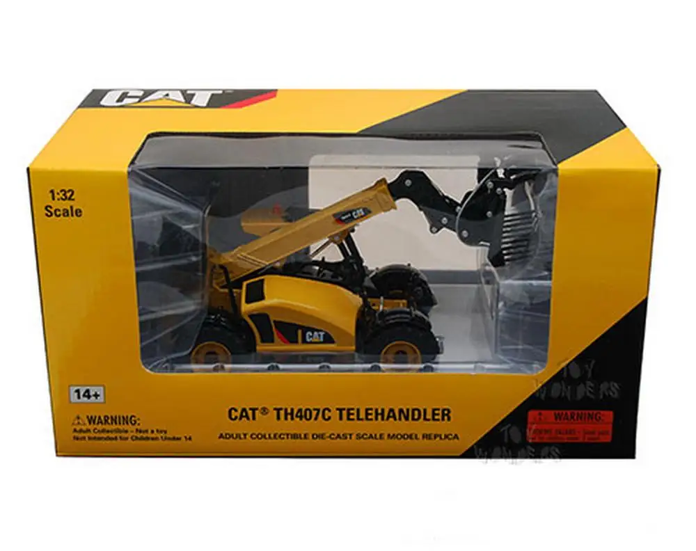Norscot 1/32 Caterpillar Cat TH407C Telehandler Diecast Model Collection 55278