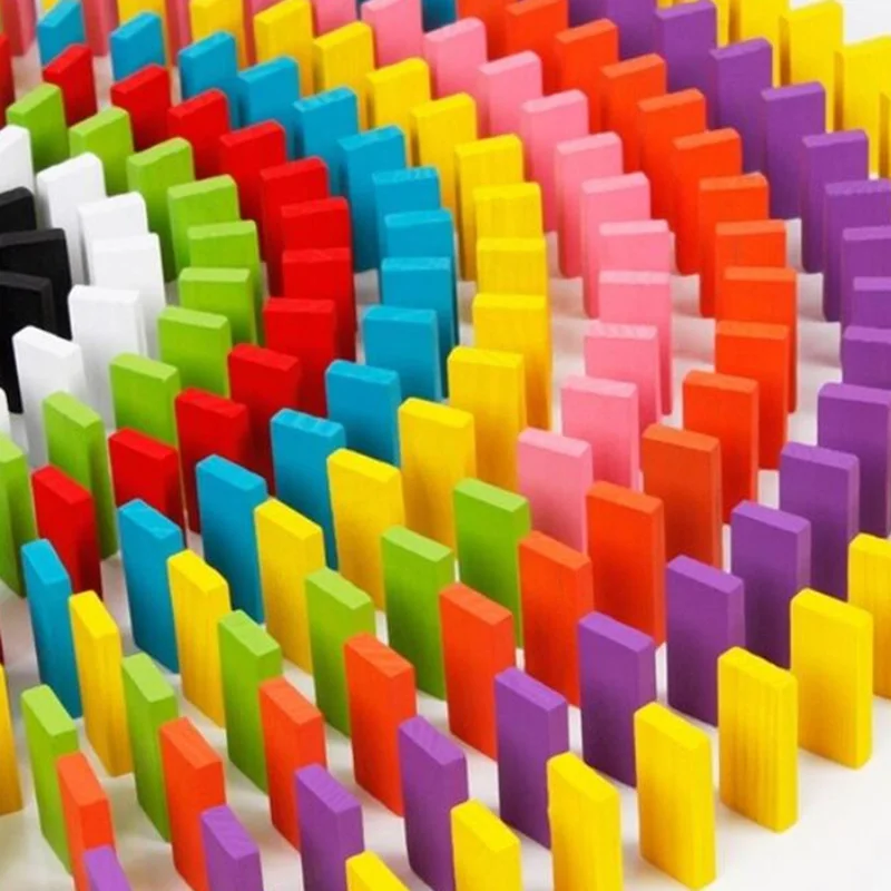 120pcs/set Kids Color Sort Rainbow Wood Domino Blocks Early Educational Wooden Toys Children Christmas Gift
120pcs/set Kids Color Sort Rainbow Wood Domino Blocks Early Educational Wooden Toys Children Christmas Gift