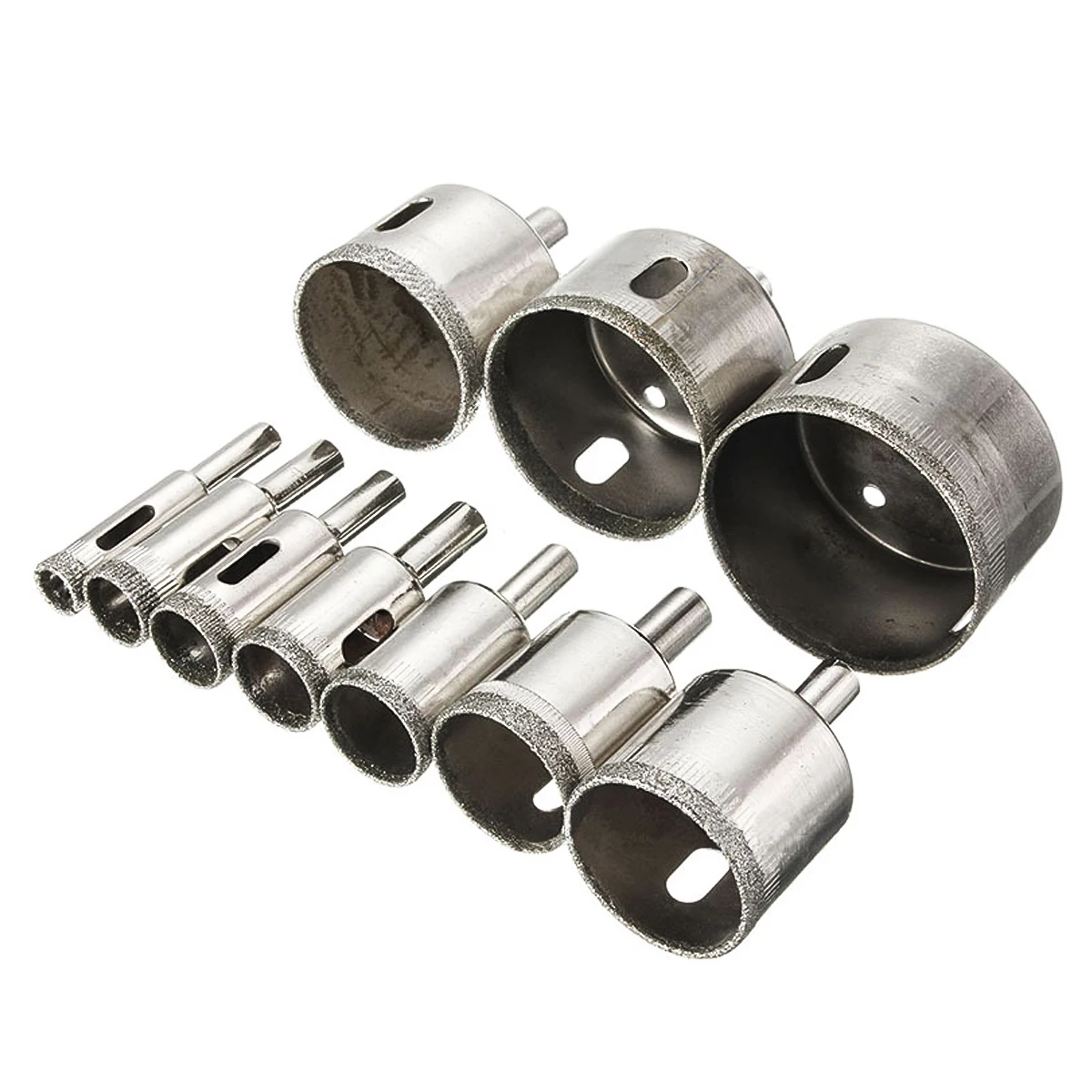 ANENG10pcs/set Diamond Holesaw Cutter Set Holes Saw Drill Bit high quality 10-50mm Cutter For Tile Glass Porcelain Marble
ANENG10pcs/set Diamond Holesaw Cutter Set Holes Saw Drill Bit high quality 10-50mm Cutter For Tile Glass Porcelain Marble