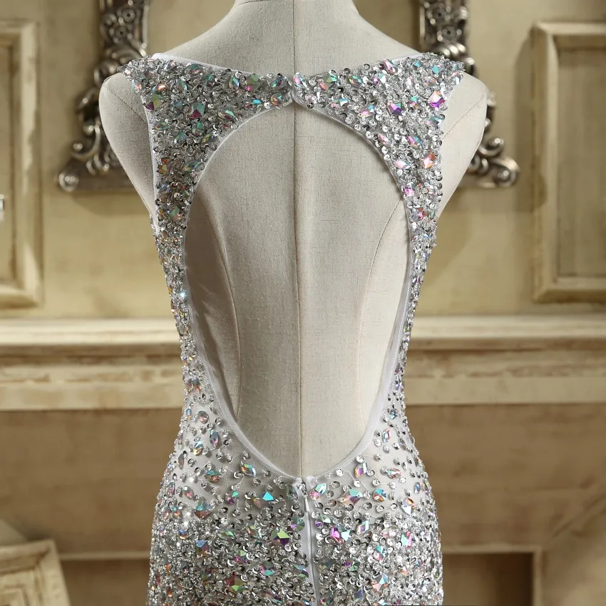 Sexy Mermaid Prom Dresses Formal Tulle Sweetheart Crystal Beading Sequined Open Back Floor Length Party Bridal Gown
Sexy Mermaid Prom Dresses Formal Tulle Sweetheart Crystal Beading Sequined Open Back Floor Length Party Bridal Gown