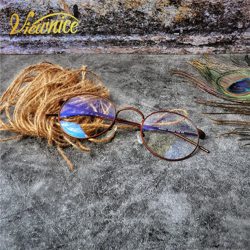 Women Hot Brand Design Glasses Retro Frames Men Small Eyeglasses Metal Glasses Round Myopia Anti-Blue light Eyewears Clear lens
Women Hot Brand Design Glasses Retro Frames Men Small Eyeglasses Metal Glasses Round Myopia Anti-Blue light Eyewears Clear lens