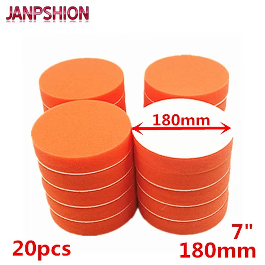 JANPSHION 20PC 180mm Gross Polishing Buffing Pad 7" flat sponge Car Polisher Buffer pads Clean waxing Auto paint maintenance
JANPSHION 20PC 180mm Gross Polishing Buffing Pad 7" flat sponge Car Polisher Buffer pads Clean waxing Auto paint maintenance